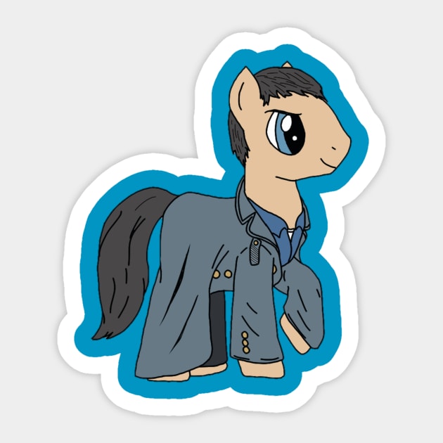 Captain Pony Harkness Sticker by Maeden